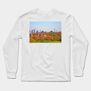 London Skyline Cityscape Primrose Hill Long Sleeve T-Shirt